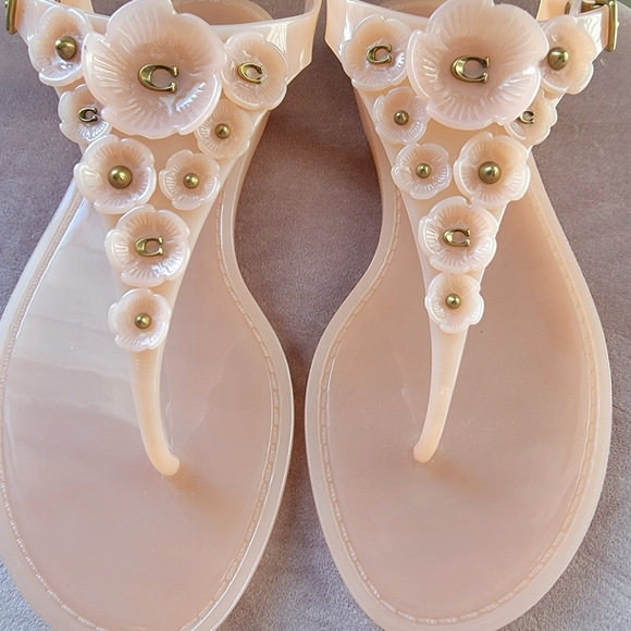 Coach jelly sandals 6 - Picture 8 of 10
